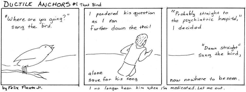 Ah, I tried to avoid drawing in that third panel by filling with text.